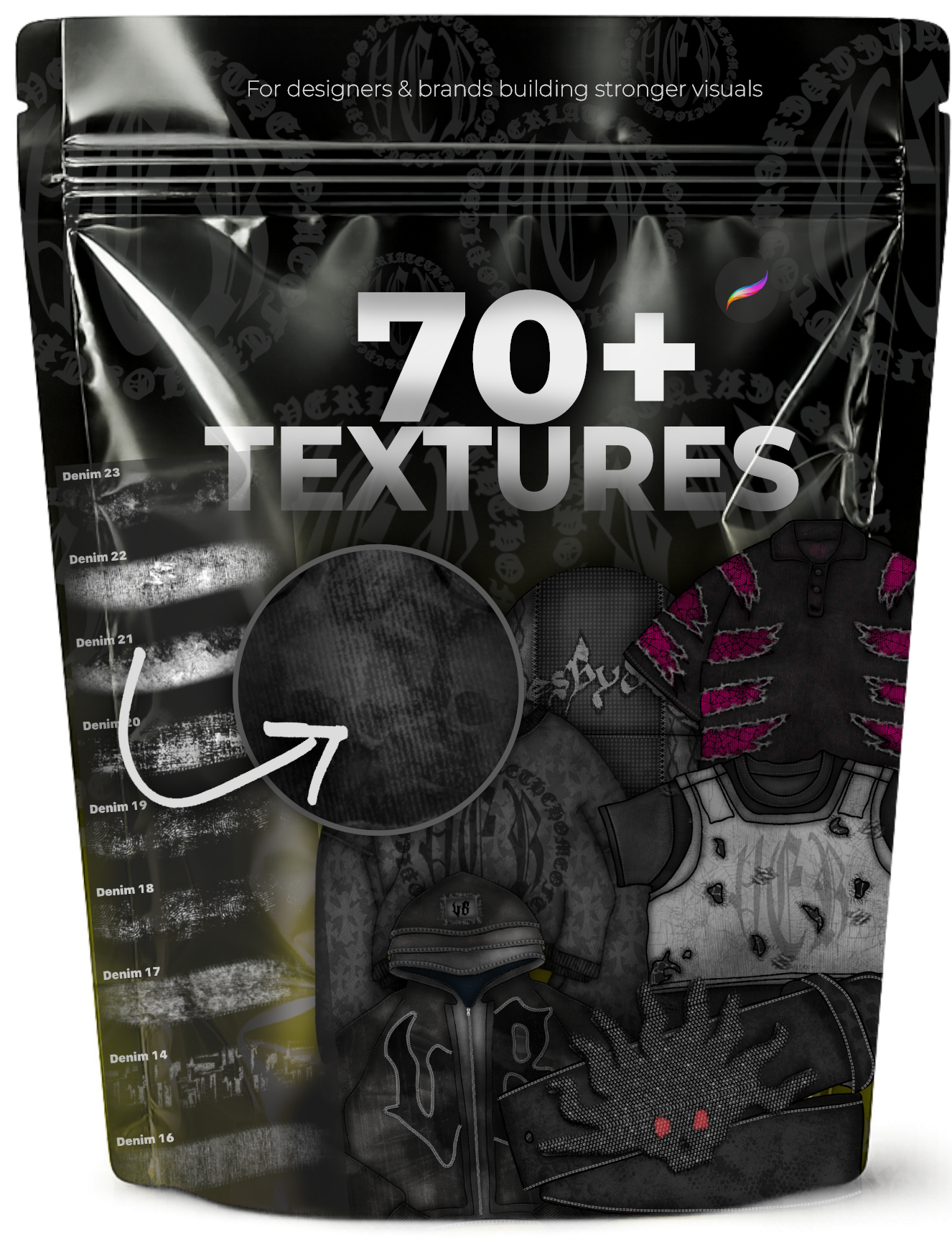 PROCREATE TEXTURE PACK - DESBYDON